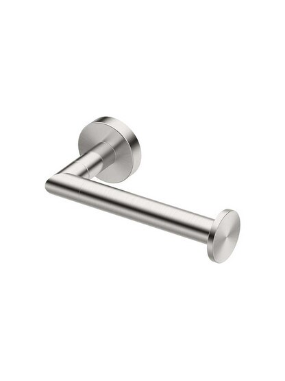Glam Euro Toilet-Paper Holder in Satin Nickel.